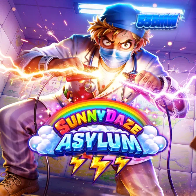 Sunnydaze Asylum স্লট গেমের একটি দৃশ্যপট
